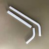 Translucent silicone straw